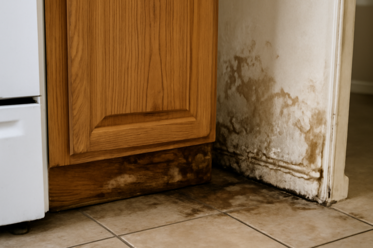 Cabinet Water Damage Repair