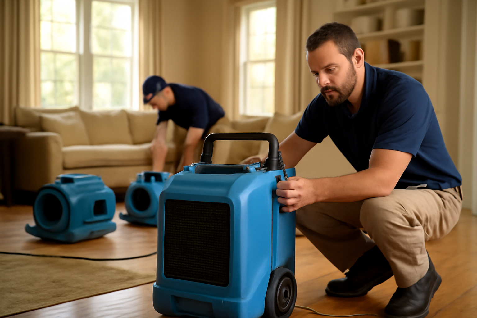 Water damage restoration service