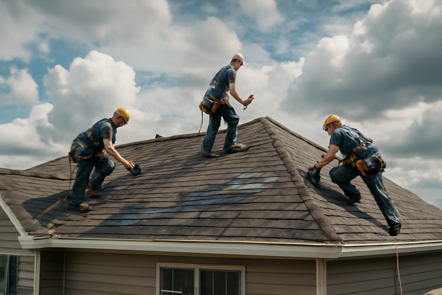 Storm damage repair service