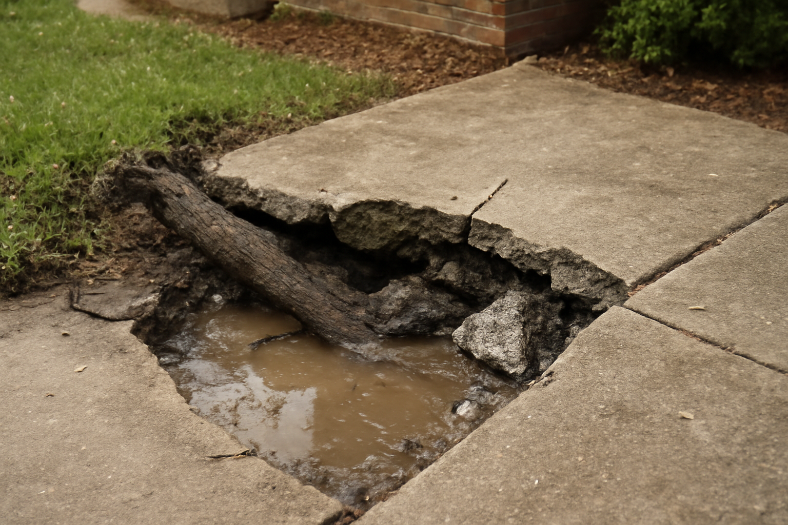 Tree Root Pipe Damage Water Removal in Circle C Ranch, TX